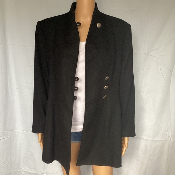 Frontier Collection Black Wool Jacket - Picture 4 of 6